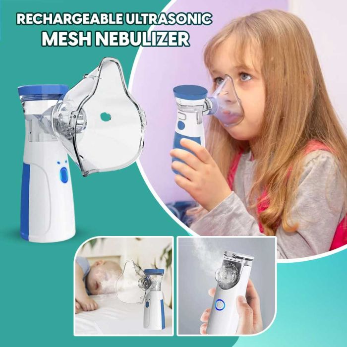 Portable Nebulizer for Adults & Kids – Fast, Quiet & Easy to Use