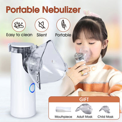 Portable Nebulizer for Adults & Kids – Fast, Quiet & Easy to Use